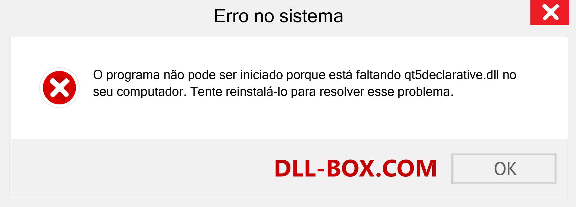 Arquivo qt5declarative.dll ausente ?. Download para Windows 7, 8, 10 - Correção de erro ausente qt5declarative dll no Windows, fotos, imagens